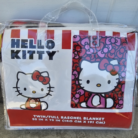 Hello Kitty Bedding Raschel Blanket Hello Kitty Poshmark